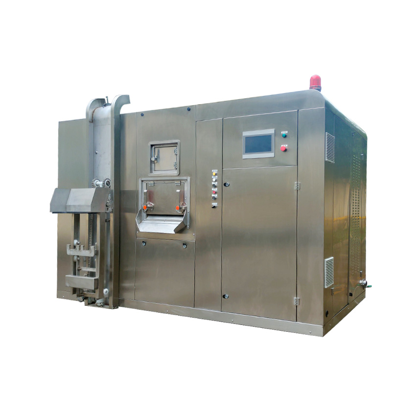 500kg commercial kitchen waste composting machine