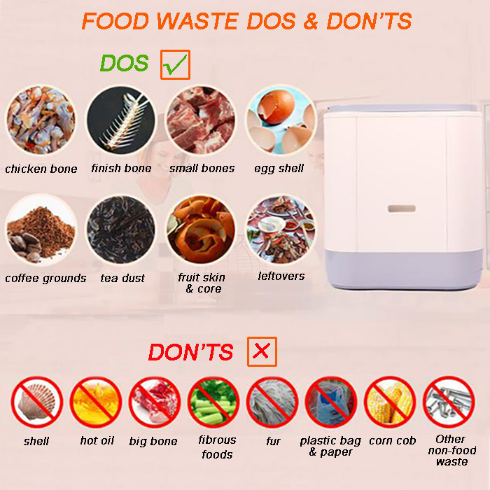 1.5KG household food waste composting machine